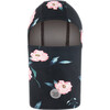 Rose Print Balaclava, Black - Hats - 1 - thumbnail