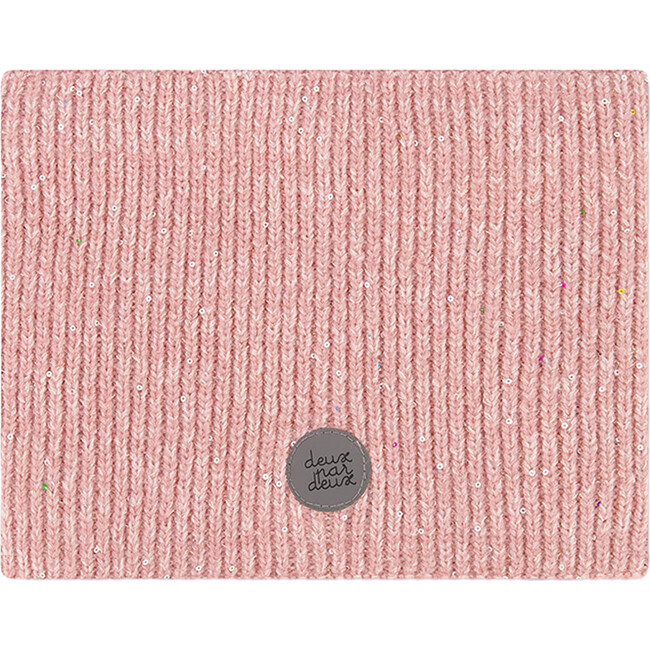 Knit Neckwarmer, Powder Pink