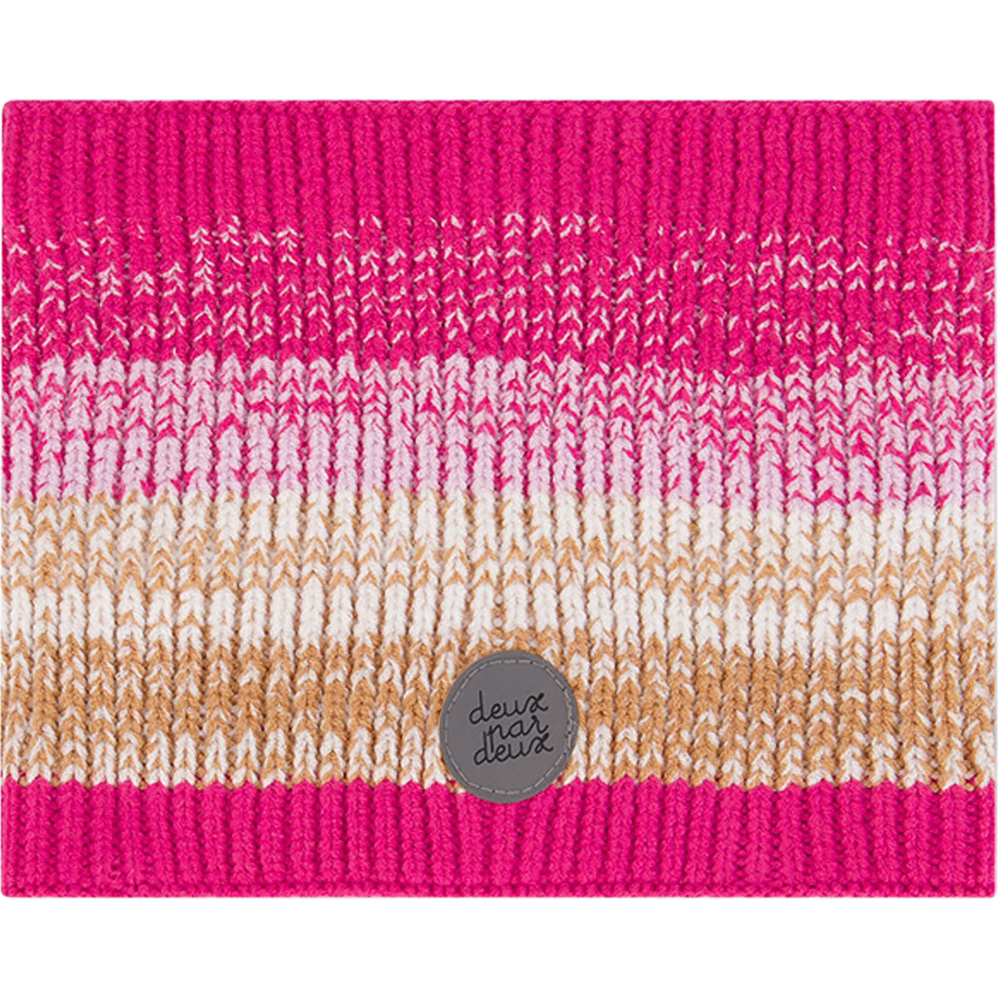 Knit Neckwarmer, Deer Print - Scarves - 1
