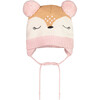 Knit Fawn Earflap Hat, Multicolors - Hats - 1 - thumbnail
