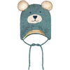 Baby Peruvian Knit Hat, French Blue - Hats - 1 - thumbnail