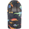 Dino Print Balaclava, Black & Multicolors - Hats - 1 - thumbnail