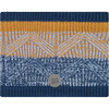 Acrylic Knit Neckwarmer, Navy & Chocolate - Scarves - 2