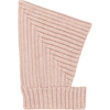 Slip-On Knit Ribbed Hood, Rosette - Hats - 1 - thumbnail