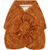 Sledding Knit Large Cross-Bow Neck Scarf, Fox - Scarves - 1 - thumbnail