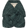Sledding Knit Large Cross-Bow Neck Scarf, Camp Green - Scarves - 1 - thumbnail