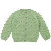 Popcorn Knit Buttoned Cardigan, Mojave - Cardigans - 1 - thumbnail