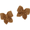 Baby Puff Bow Set, Acorn - Hair Accessories - 1 - thumbnail