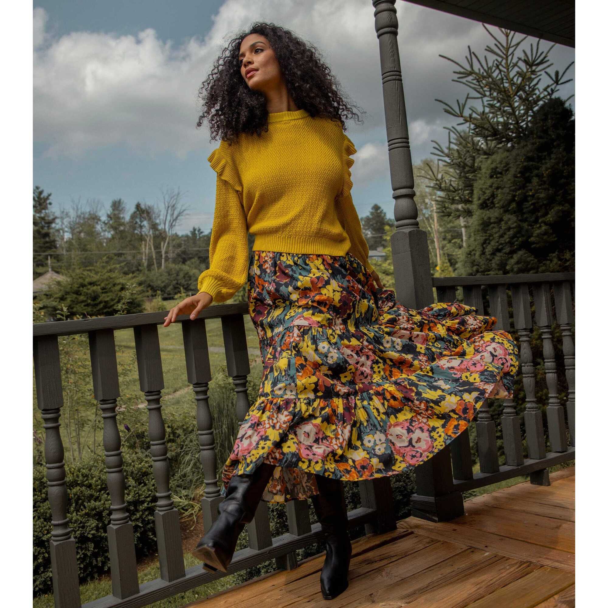 Women's Freya Ankle Skirt, Monet - Cleobella Mommy & Me Shop