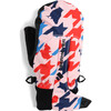 Thumbs Up Print Mitten, Peak-a-Blue - Gloves - 1 - thumbnail