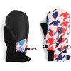 Thumbs Up Print Mitten, Peak-a-Blue - Gloves - 2