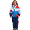 Swirliana Regular Hooded Puffer Suit, Navy - Snowsuits - 2