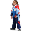 Swirliana Regular Hooded Puffer Suit, Navy - Snowsuits - 4