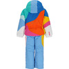 Swirliana Regular Hooded Puffer Suit, White - Snowsuits - 5