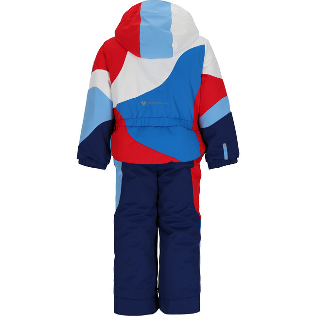 Swirliana Regular Hooded Puffer Suit, Navy - Snowsuits - 5