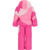 Swirliana Regular Hooded Puffer Suit, Azalea - Snowsuits - 5