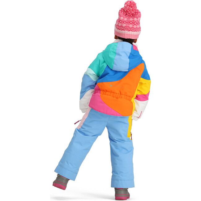 Swirliana Regular Hooded Puffer Suit, White - Snowsuits - 6