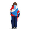 Swirliana Regular Hooded Puffer Suit, Navy - Snowsuits - 6