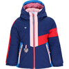 Livia Regular Hooded Jacket, Navy - Parkas - 1 - thumbnail