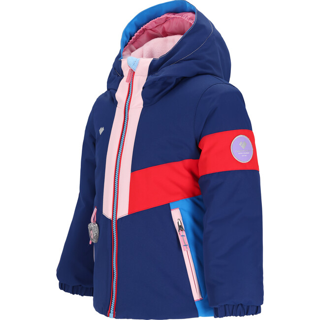 Livia Regular Hooded Jacket, Navy - Parkas - 3