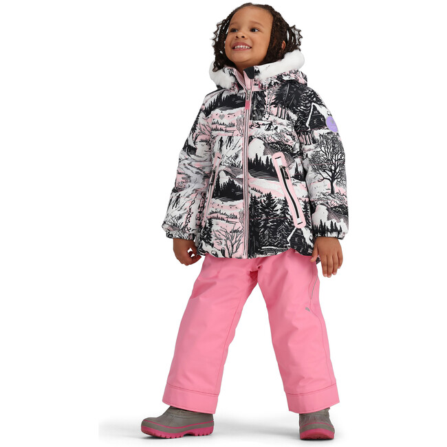 Roselet Regular Faux Fur Hooded Jacket, Winter Daze - Obermeyer