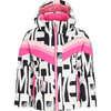 Cara Mia Regular Hooded Print Jacket, Block Party - Parkas - 1 - thumbnail