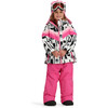 Cara Mia Regular Hooded Print Jacket, Block Party - Parkas - 2