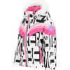 Cara Mia Regular Faux Fur Hooded Print Jacket, Block Party - Parkas - 3
