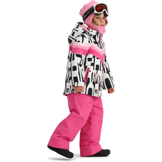Cara Mia Regular Hooded Print Jacket, Block Party - Parkas - 4