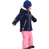 Roselet Regular Faux Fur Hooded Jacket, Navy - Parkas - 4