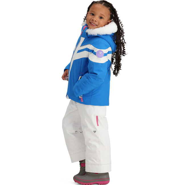 Cara Mia Regular Faux Fur Hooded Jacket, Winter Sky - Parkas - 4