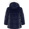 Roselet Regular Faux Fur Hooded Jacket, Navy - Parkas - 5
