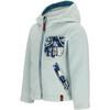 River Sherpa Regular Hooded Jacket, Salt Water - Fleece & Sherpa Jackets - 3