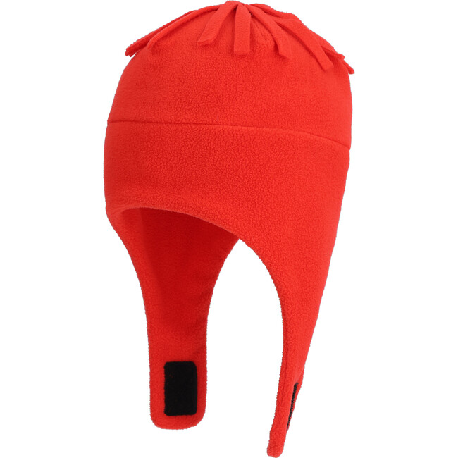 Orbit Fleece Hat With Tassel, Red