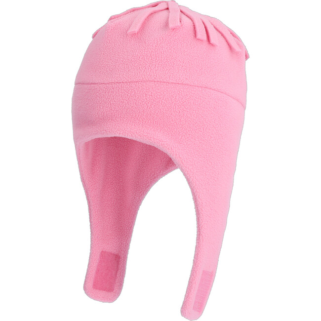 Orbit Fleece Hat With Tassel, Pinkafection