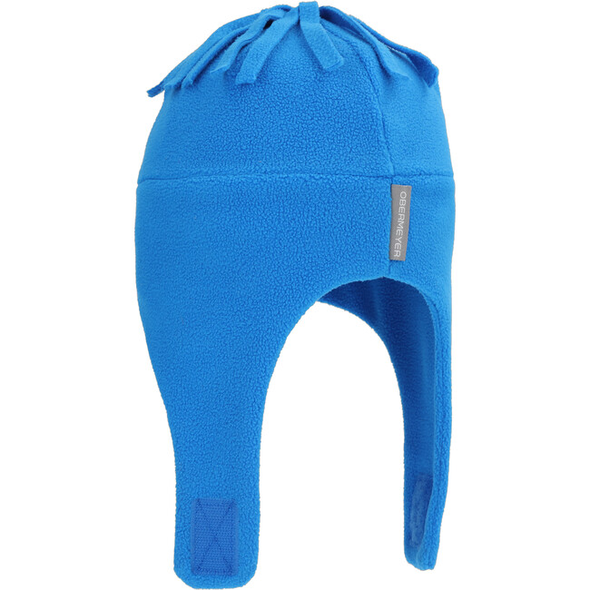 Orbit Fleece Hat With Tassel, Cosmic Blue - Hats - 2