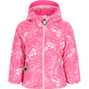 Ashor Regular Print Jacket, Peony Puffs - Parkas - 1 - thumbnail