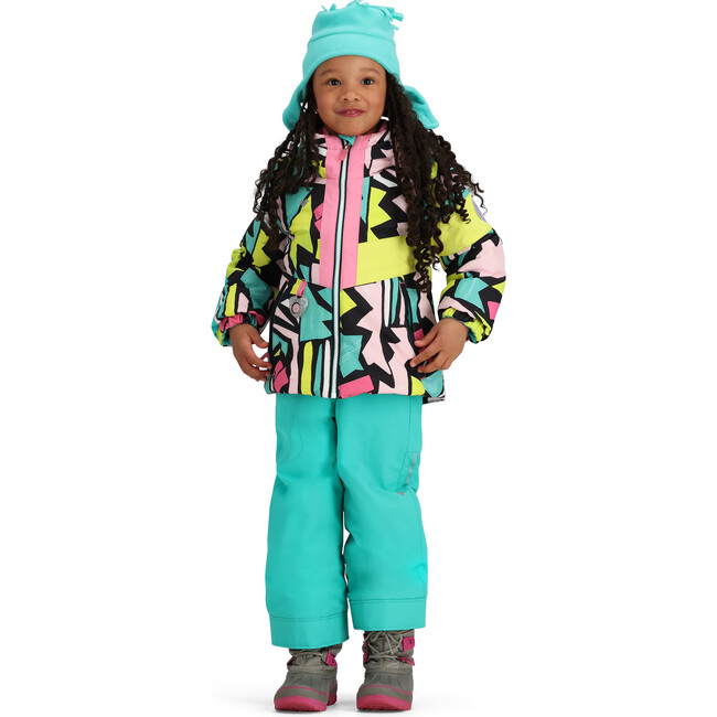 Livia Regular Print Hooded Jacket, School's Out - Parkas - 4