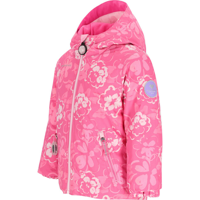 Ashor Regular Print Jacket, Peony Puffs - Parkas - 3