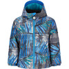 Ashor Regular Print Jacket, Funky Ferns - Parkas - 1 - thumbnail