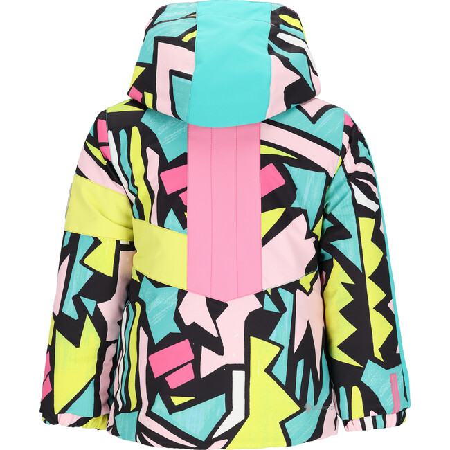 Livia Regular Print Hooded Jacket, School's Out - Parkas - 5