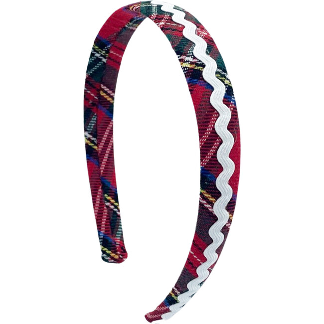 Ric Rac Headband, Scottie Stewart Plaid