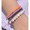 Halloween Heartset Bracelets, Purple, Orange, Black - Bracelets - 4