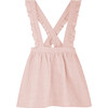 Agata Floaty Pinafore-Style Skirt, Dusty Pink - Skirts - 1 - thumbnail