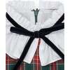 Flora Girl Empire Dress, Green Tartan - Dresses - 2