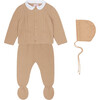 Arlo Merino Baby Gift Box Set, Camel - Mixed Gift Sets - 1 - thumbnail