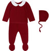 Rosauro Merino Baby Gift Box Set, Burgundy - Mixed Gift Sets - 1 - thumbnail