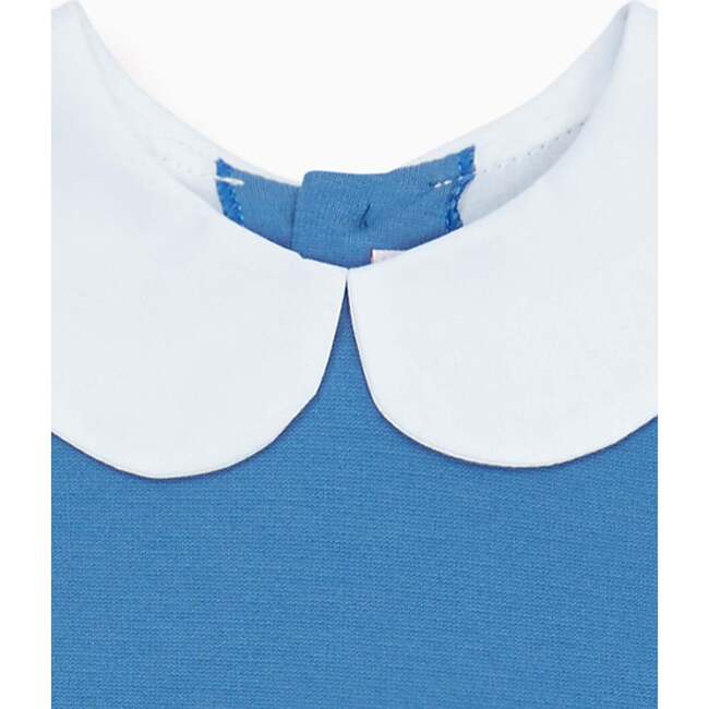 Anna Girl Empire Dress, Blue - Dresses - 3