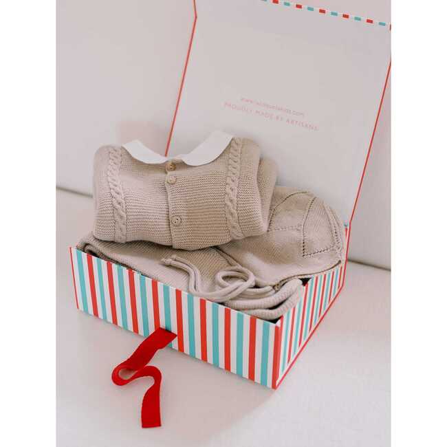 Arlo Merino Baby Gift Box Set, Camel - Mixed Gift Sets - 2