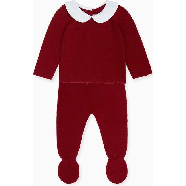 Rosauro Merino Baby Gift Box Set, Burgundy - Mixed Gift Sets - 3